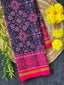 Navratna Traditional Design Handwoven Patola Silk Saree