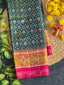 Buttonful Traditional Design Handwoven Patola Silk Saree
