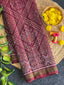 Bandhej Traditional Design Handwoven Patola Silk Saree