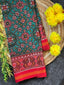 Rama Green Navratna Traditional Design Handwoven Patola Silk Saree