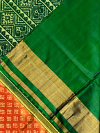 Bandhni Design Handwoven Patola Silk Saree