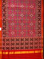 Pink Manekchowk Traditional Design Handwoven Patola Silk Saree