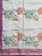 Exclusive Flower Design Handwoven Patola Silk Saree