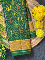 Narikunj Traditional Design Handwoven Patola Silk Saree