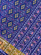 Pan-Chanda Tradition Design Handwoven Patola Silk Saree