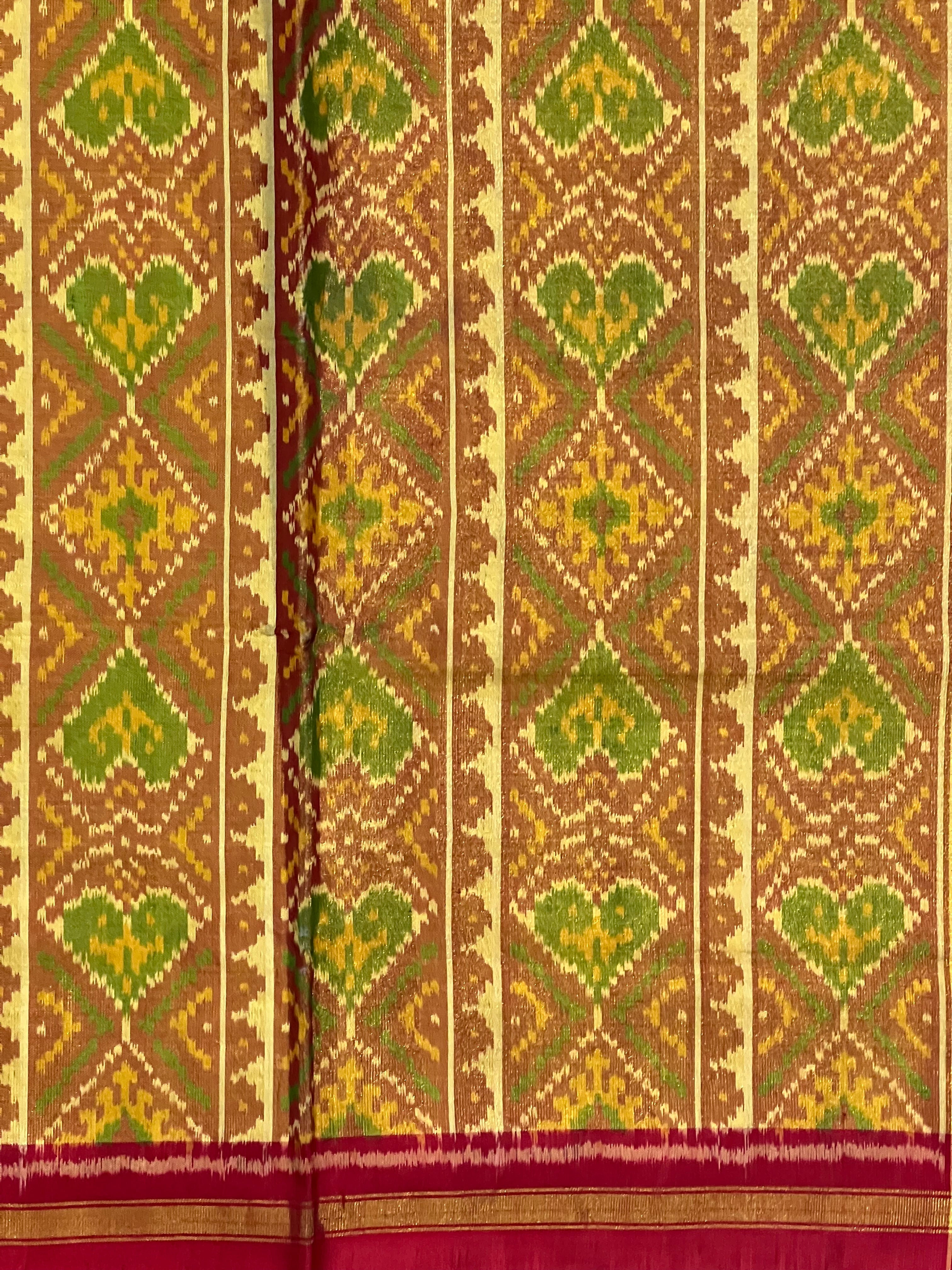 Tissue Double Zari Patola Saree