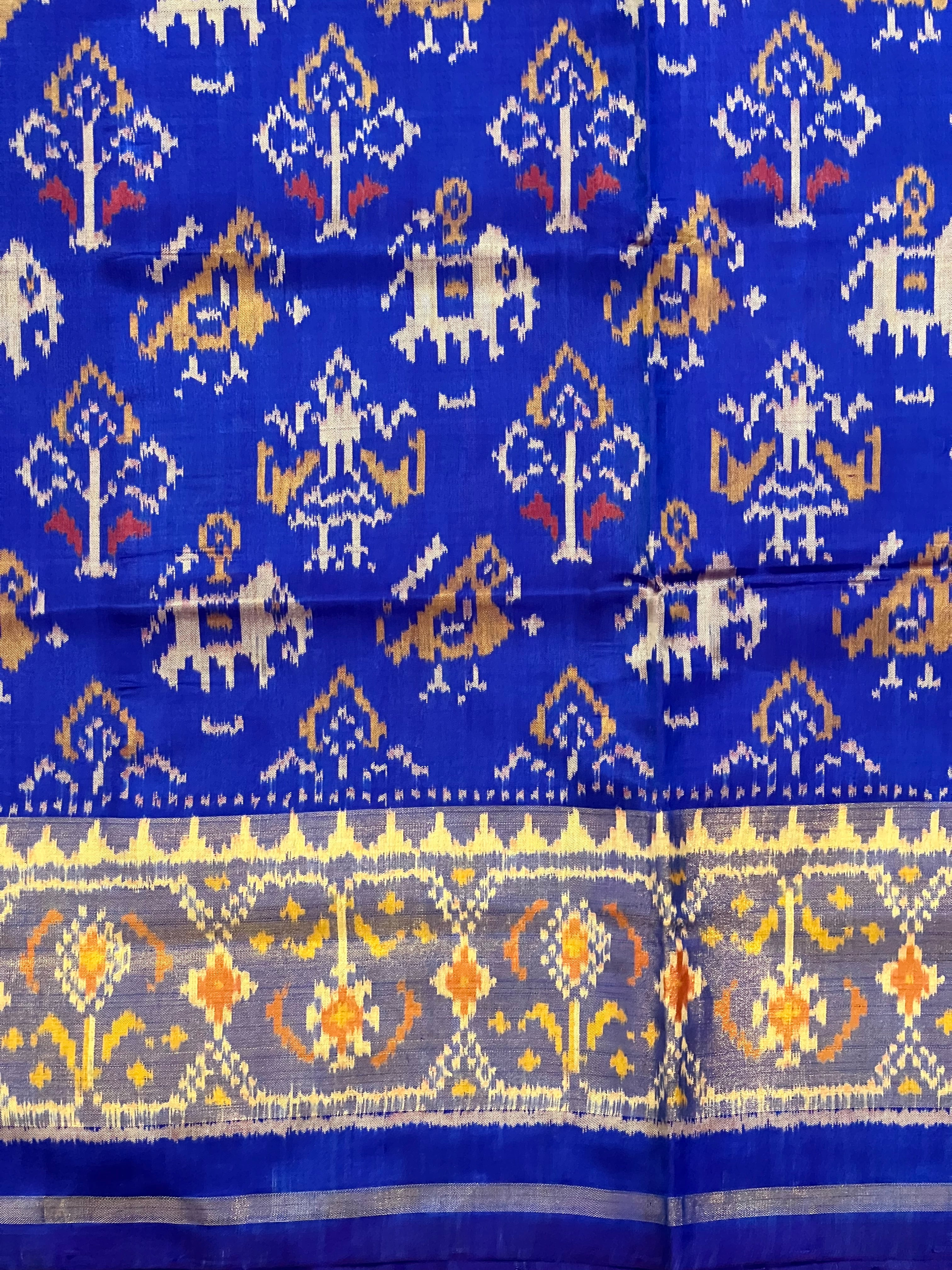 Narikunj Traditional Design Handwoven Patola Silk Saree