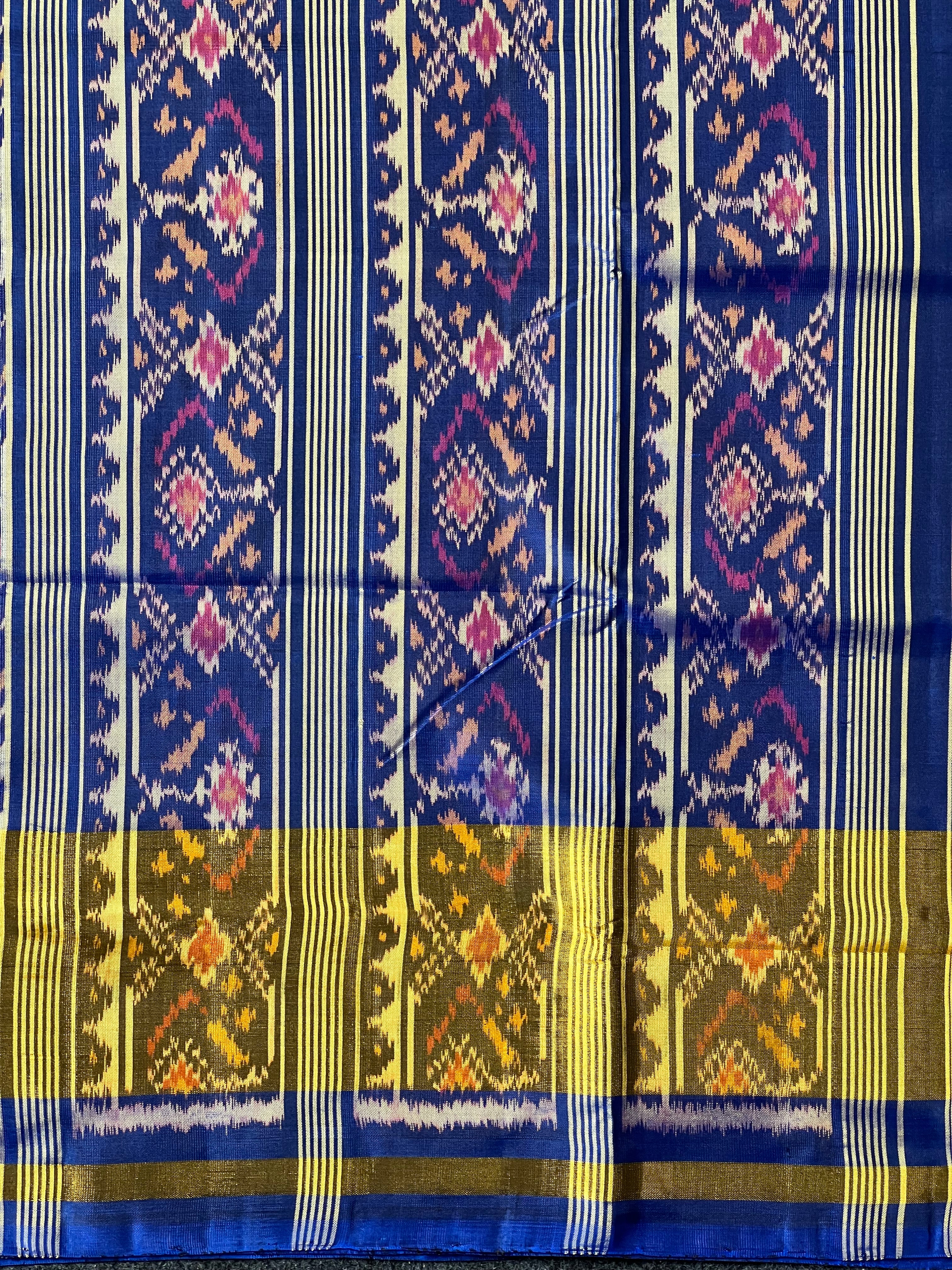 Narikunj Tradition Design Handwoven Patola Silk Saree