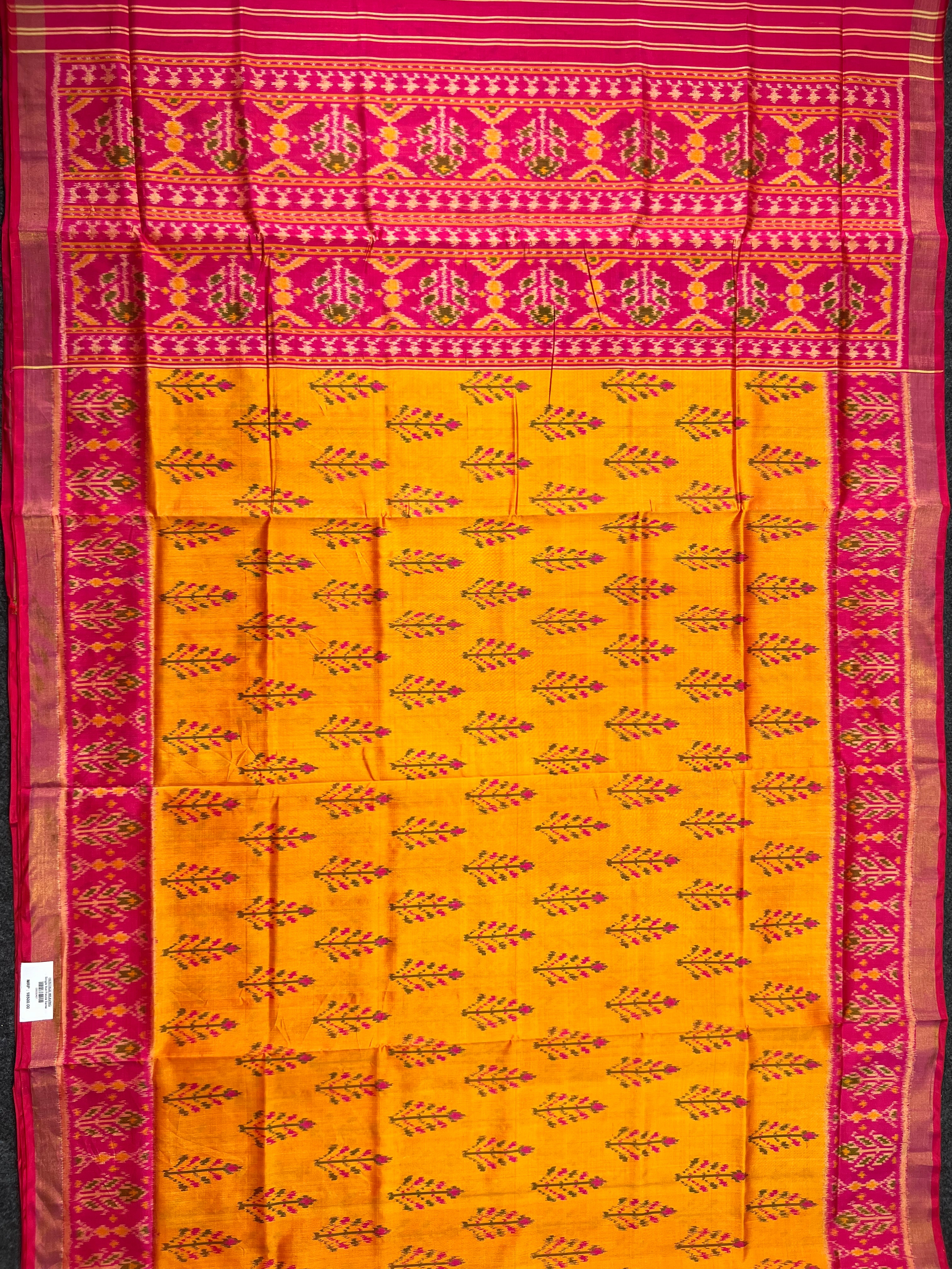Fancy Design Handwoven Patola Silk Saree