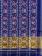 Pan-Chanda Tradition Design Handwoven Patola Silk Saree