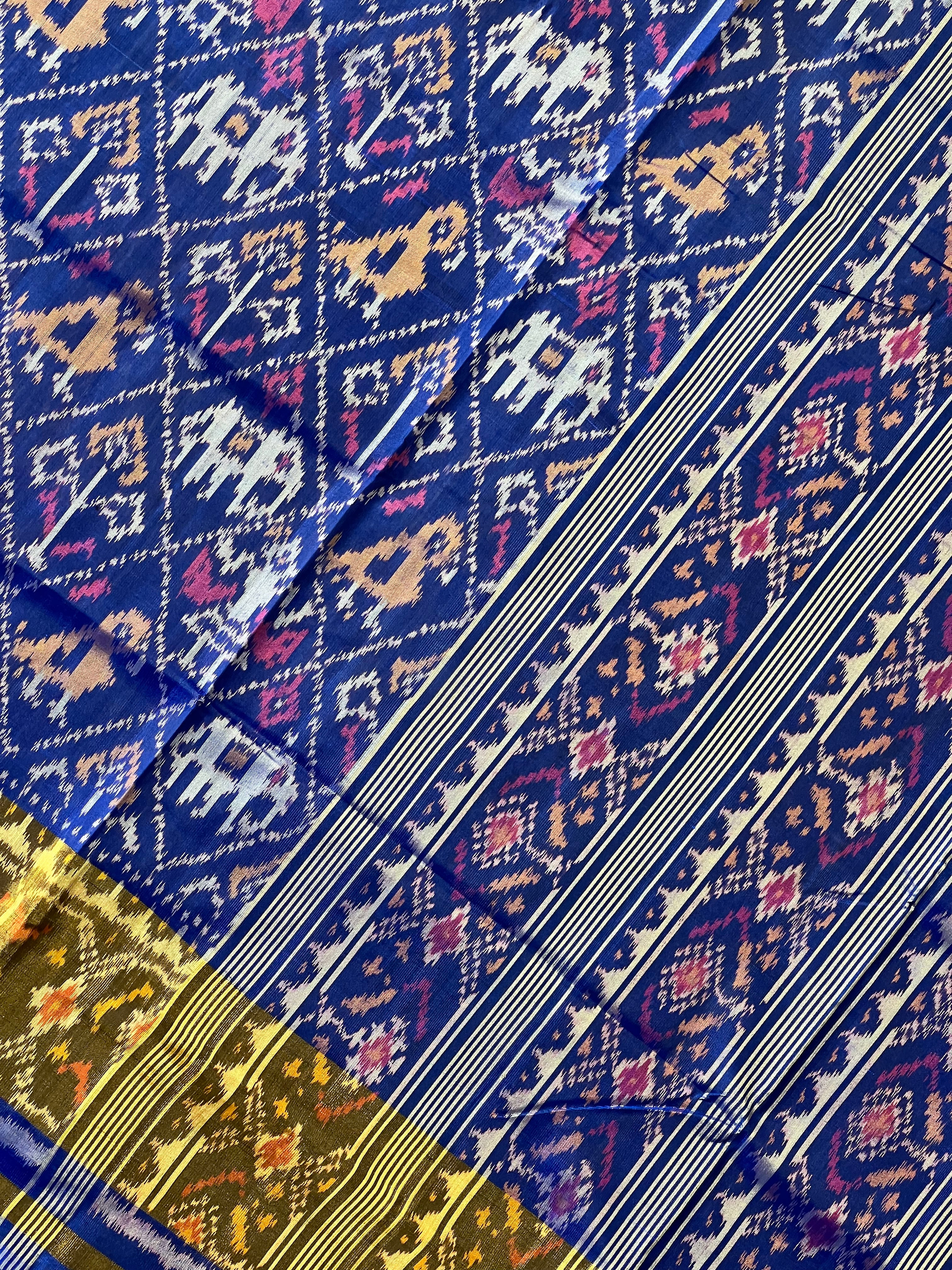 Narikunj Tradition Design Handwoven Patola Silk Saree