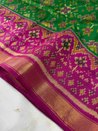Navratna Traditional Design Handwoven Patola Silk Saree