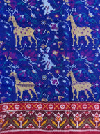 Deer Motif Exclusive Design Handwoven Patola Silk Saree