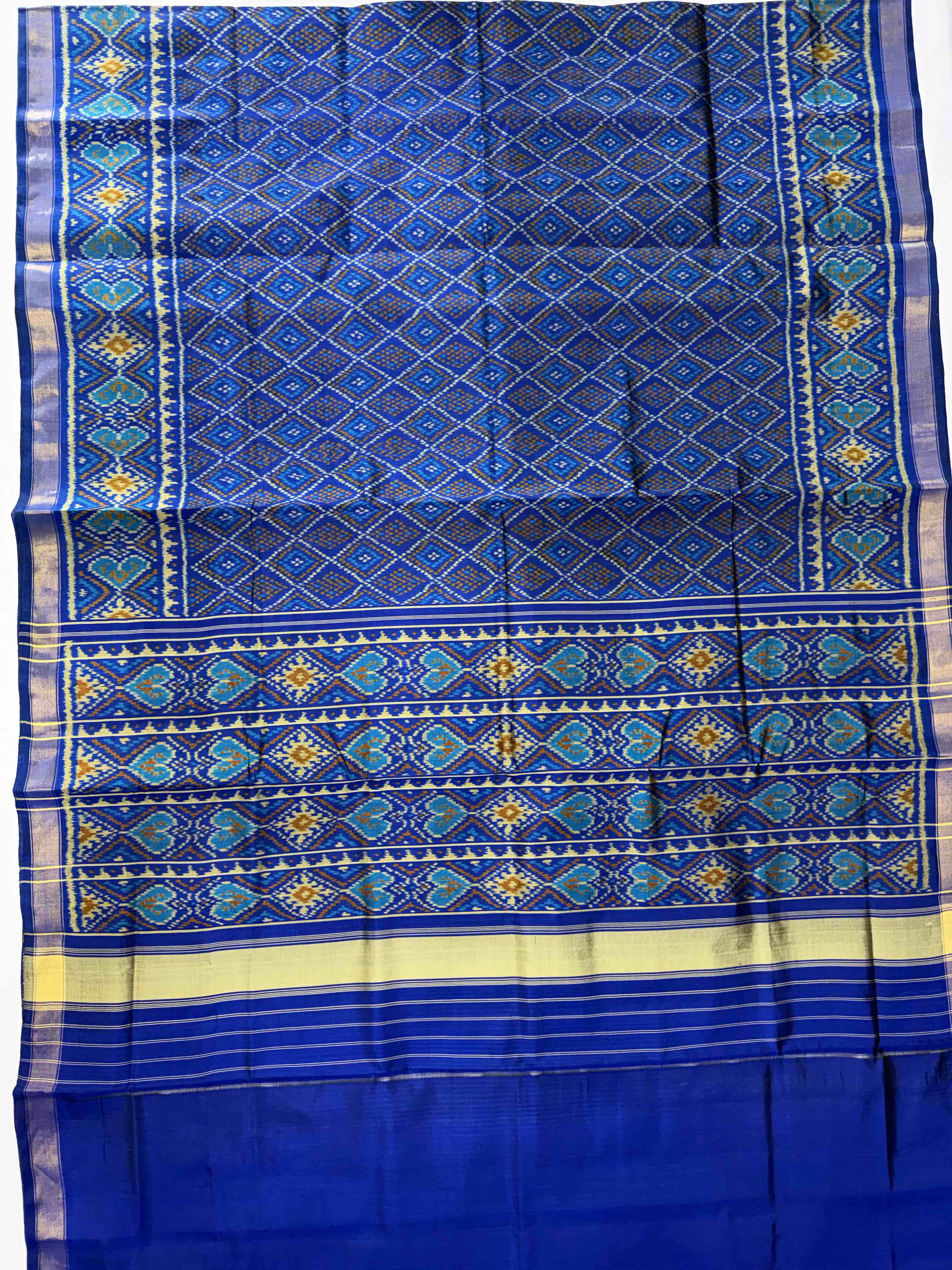 Bandhej Design Handwoven Patola Silk Saree