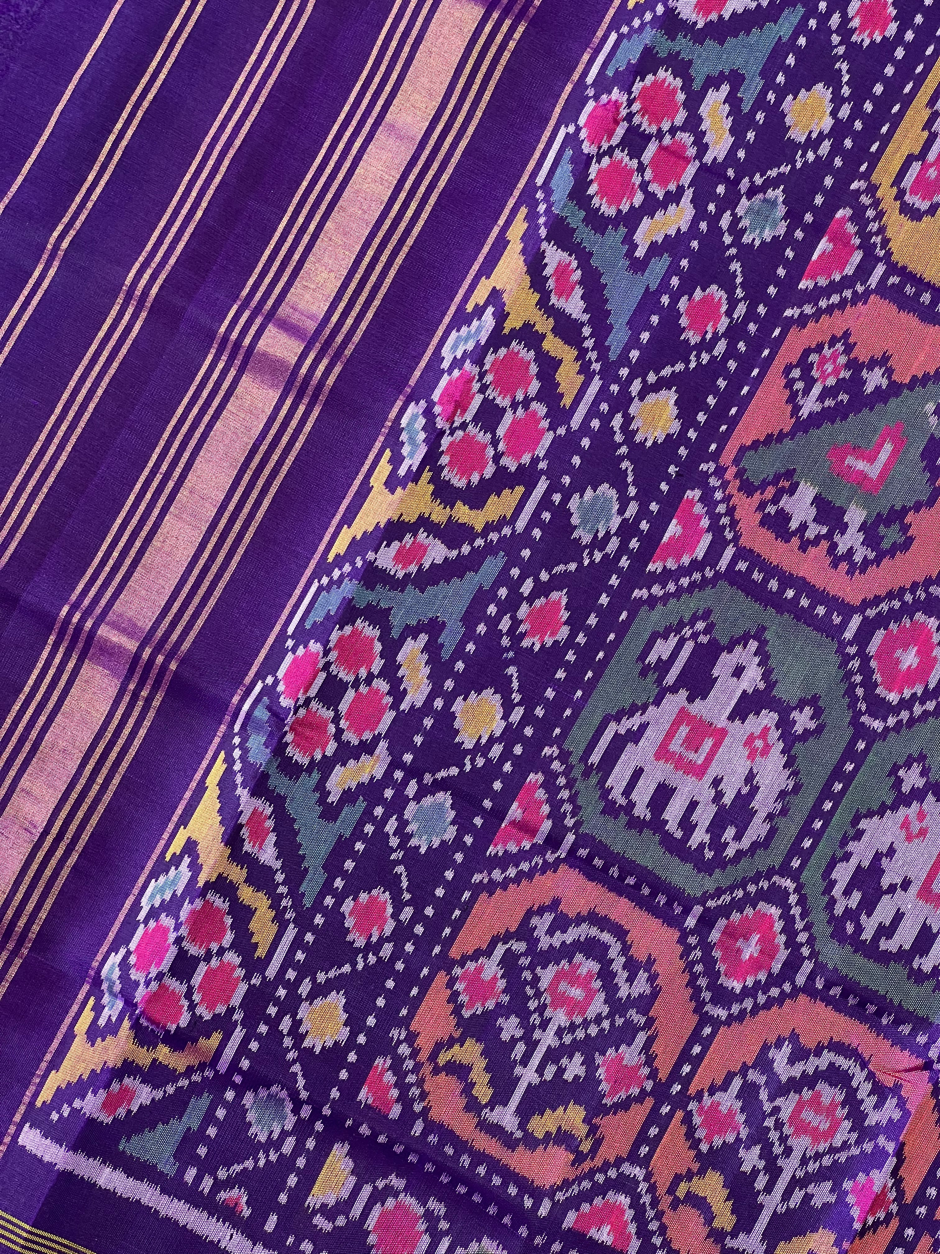 Motif design Handwoven Patola Dupatta