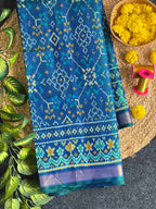 Navratna Design Handwoven Patola Silk Saree