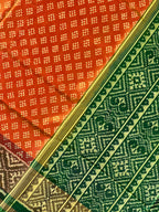 Bandhni Design Handwoven Patola Silk Saree