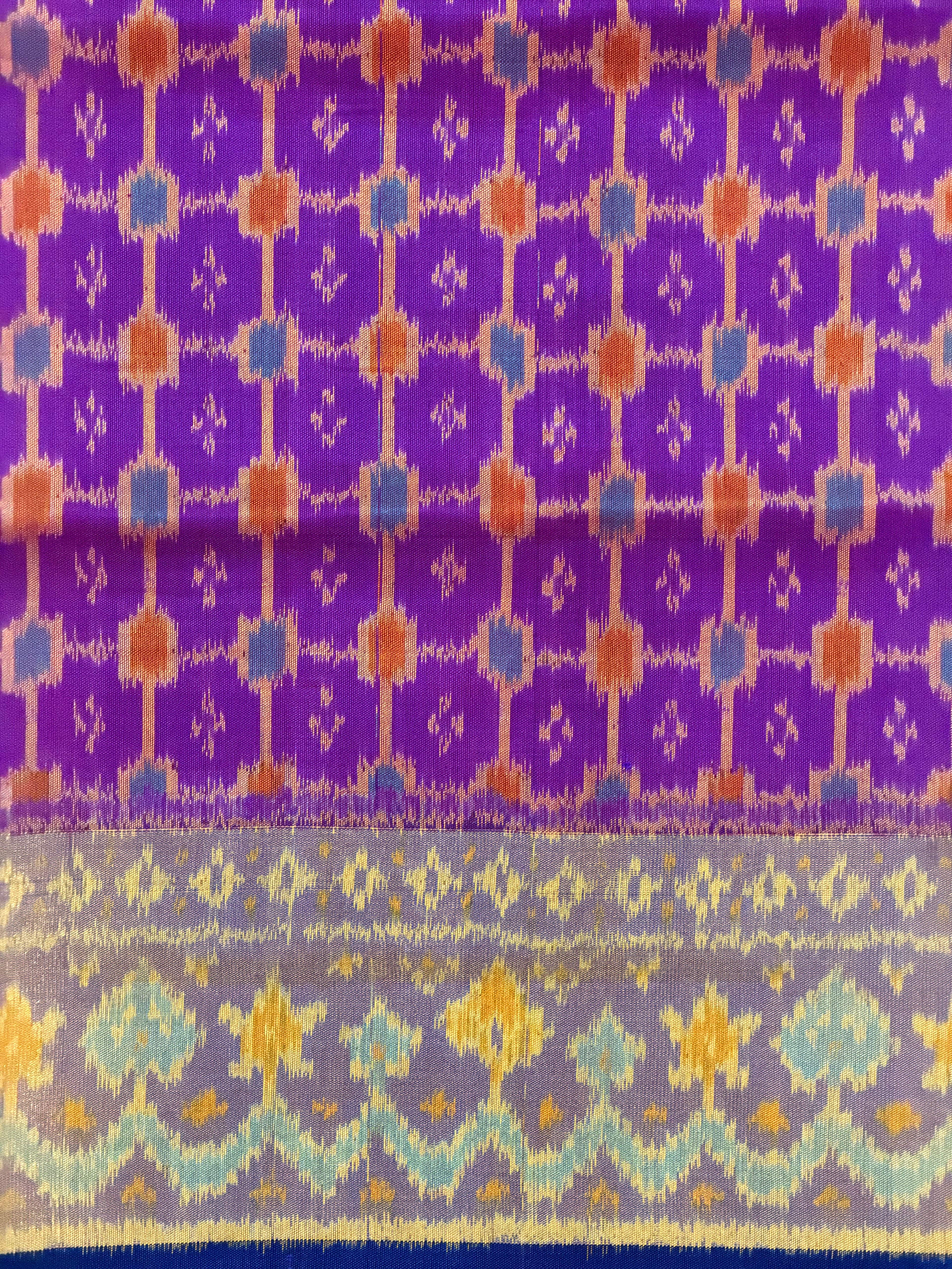 Fancy Design Handwoven Patola Silk Saree