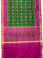 Navratna Traditional Design Handwoven Patola Silk Saree