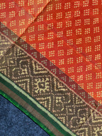 Bandhni Design Handwoven Patola Silk Saree