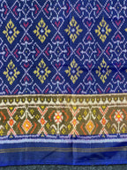 Pan-Chanda Tradition Design Handwoven Patola Silk Saree