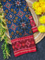 Blue Navratna Design Handwoven Patola Silk Saree