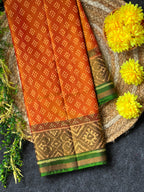 Bandhni Design Handwoven Patola Silk Saree