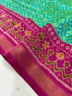 Buttonful Traditional Design Handwoven Patola Silk Saree