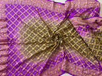 Georgette Bandhej Saree