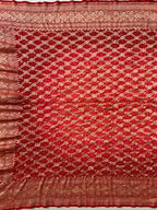 Georgette Bandhej Saree