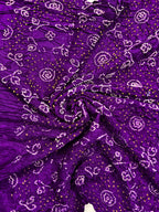 Gaji Silk Bandhej Saree