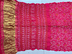 Gaji Silk Bandhej Saree