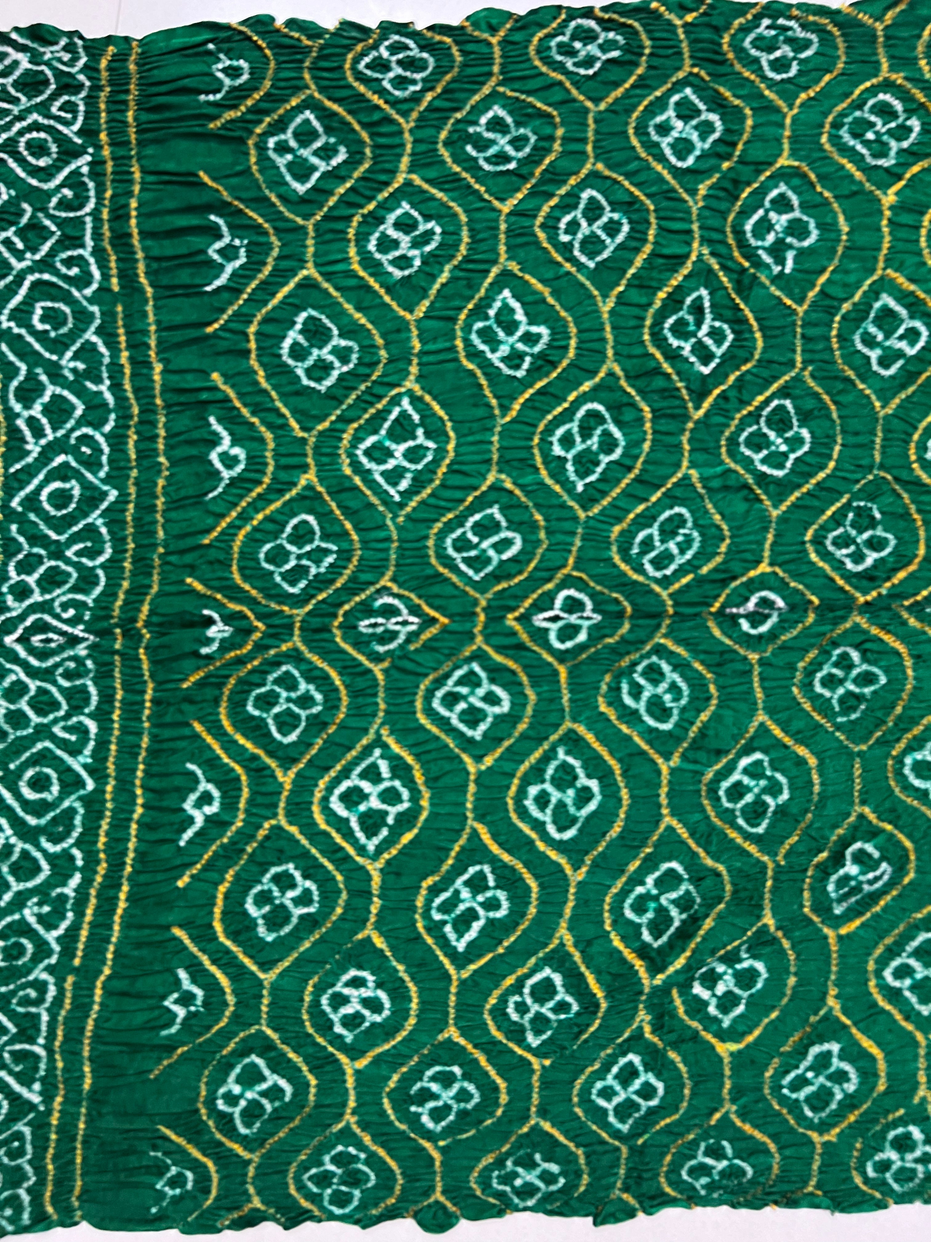 Gaji Silk Bandhej Saree