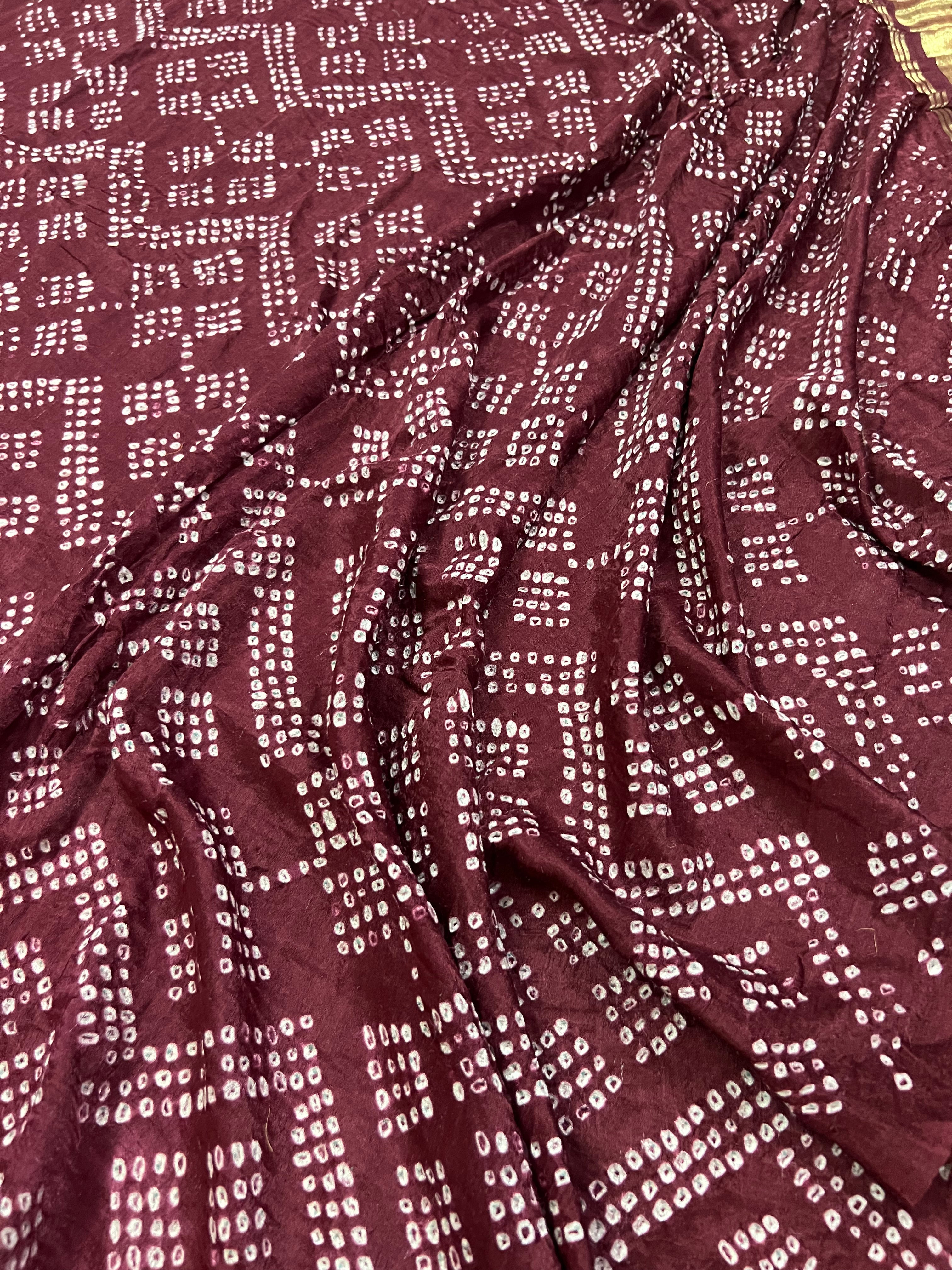 Gaji Silk Bandhej Dupatta Secondary image