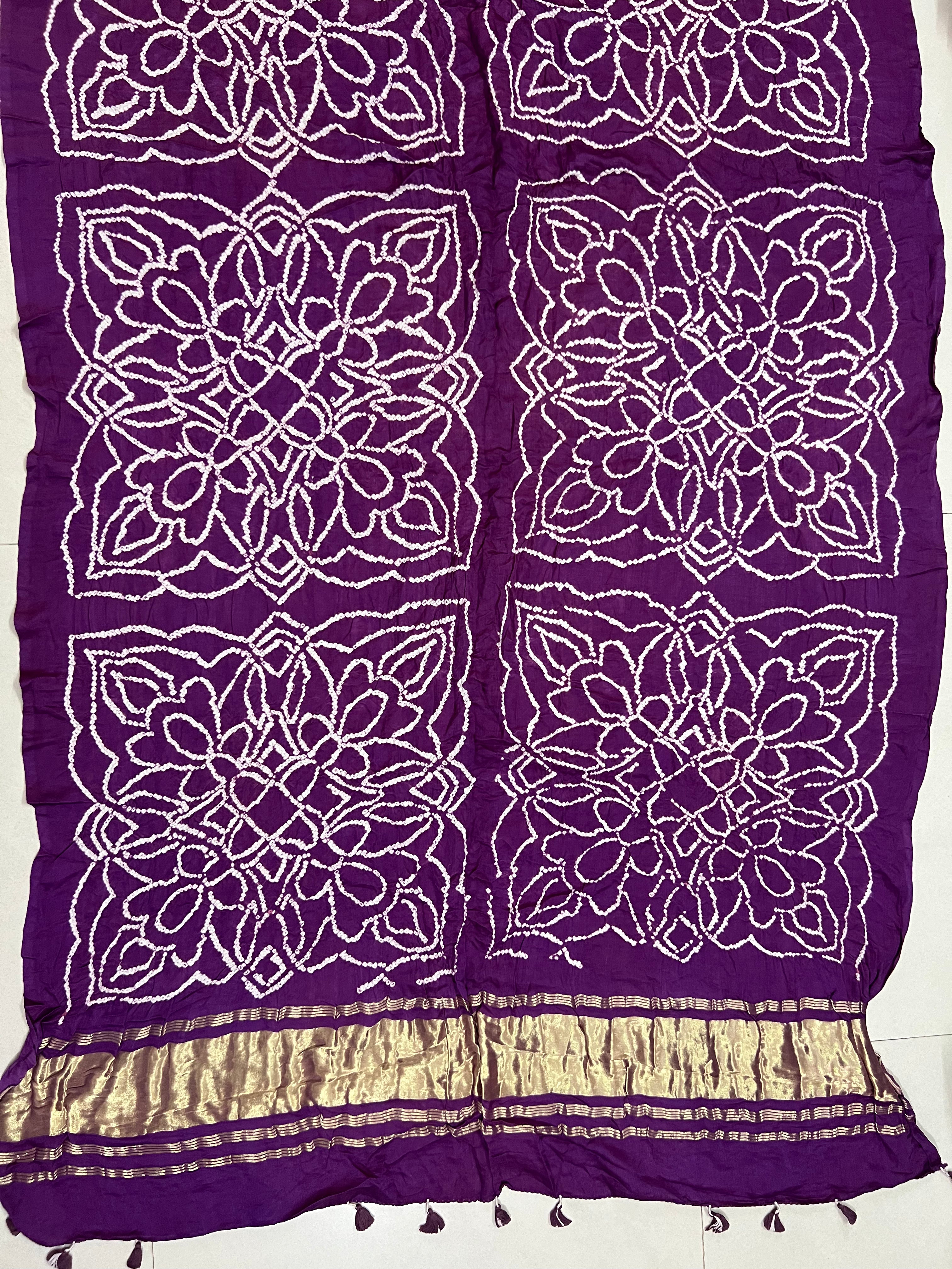 Gaji Silk Bandhej Dupatta Secondary image