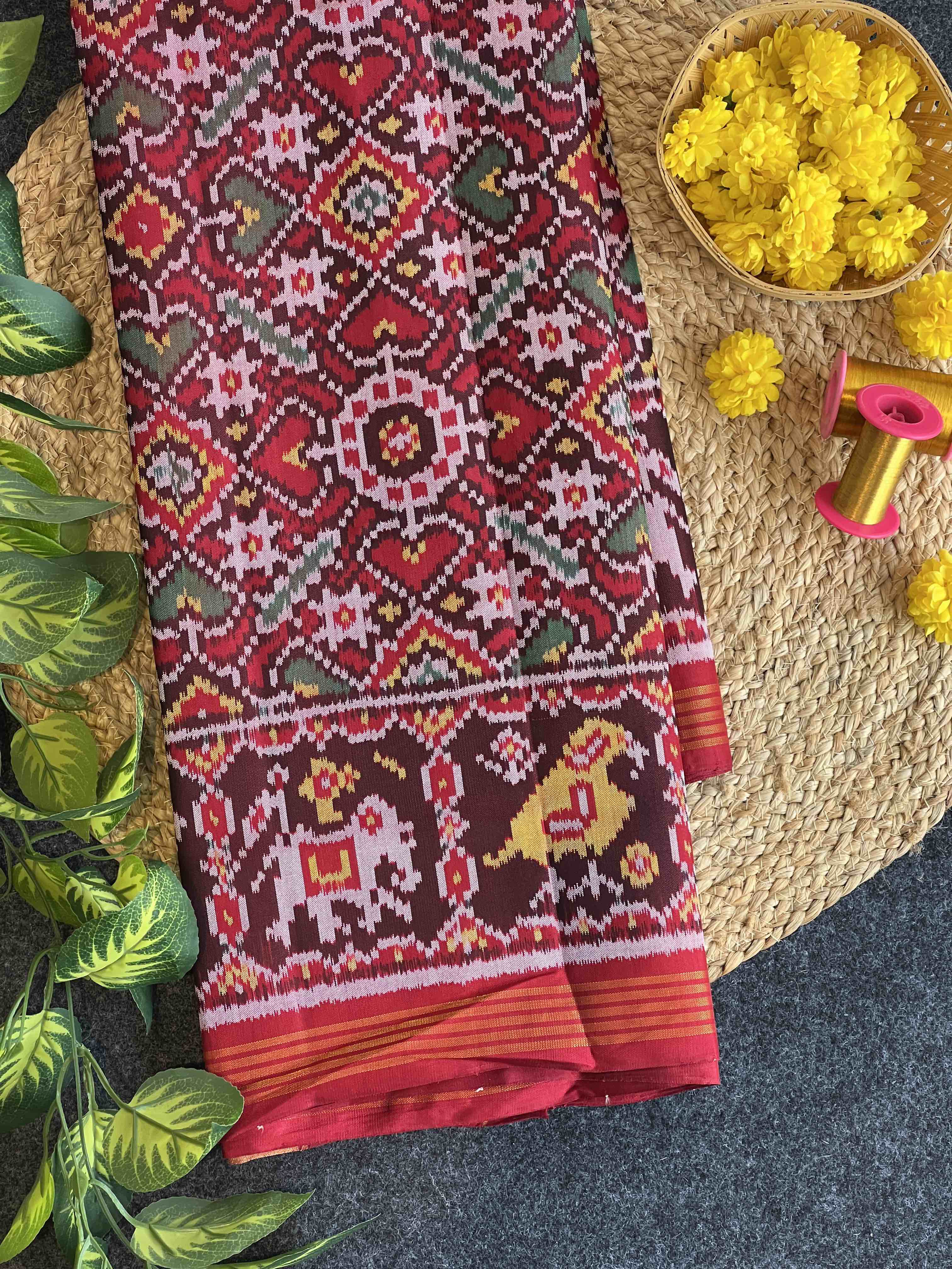 Handwoven Patola Silk Saree